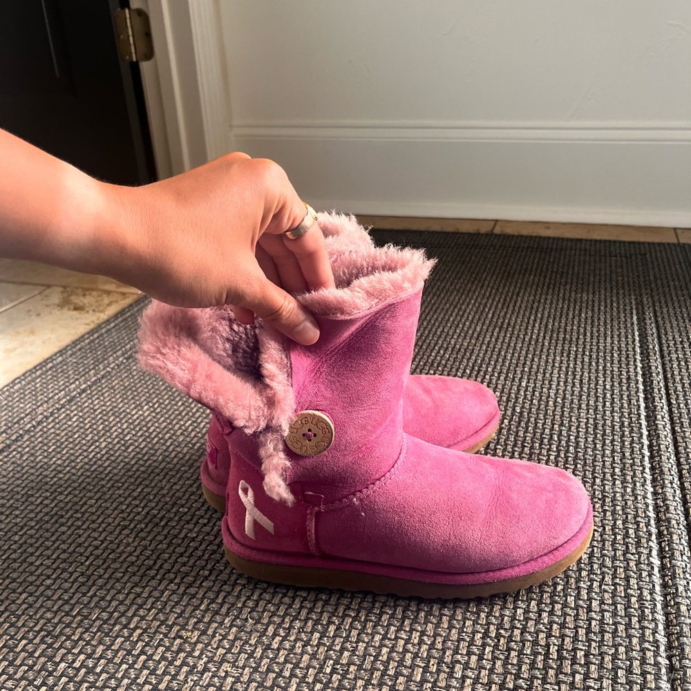Bailey Button Breast Cancer Special Edition Uggs.